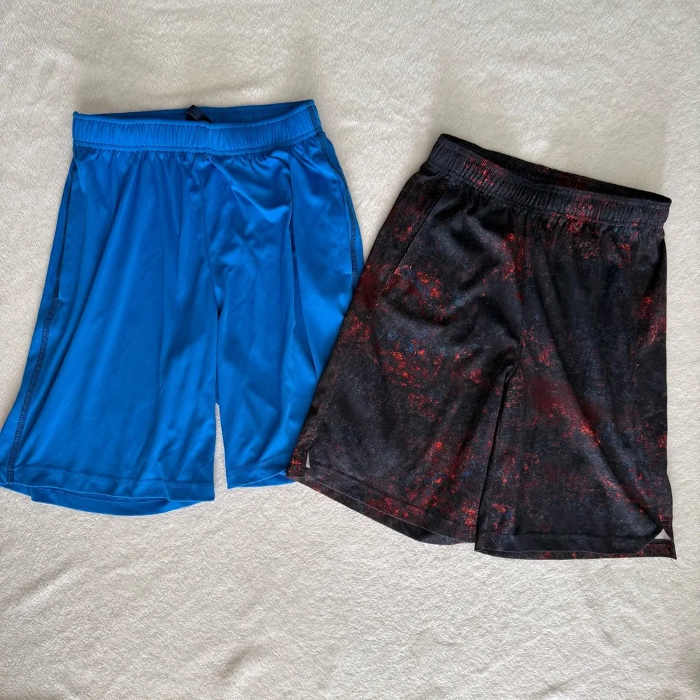 Old Navy Boys Shorts - Blue and Black/Red XL 14-16